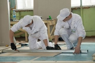 Ремонт зала 16 кв. в Казани под ключ